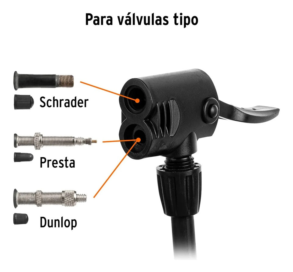 Inflador de mano 180 PSI - Honor