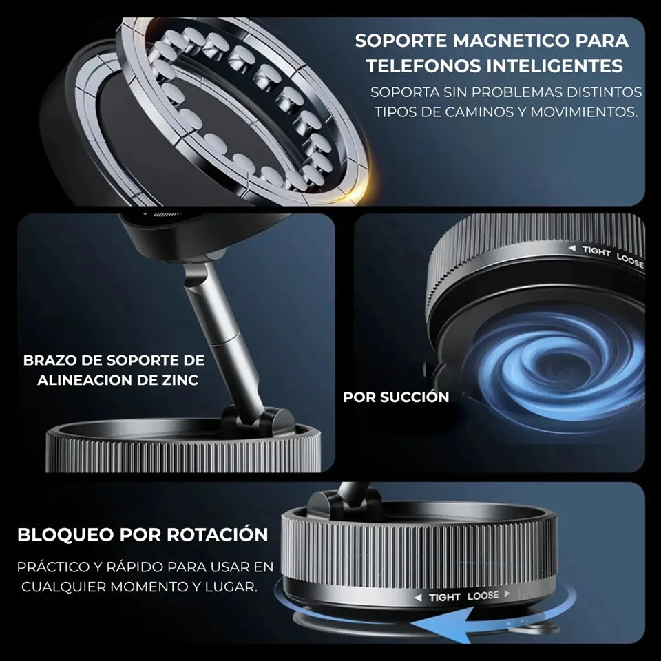 soporte para celular con adhesion magnetico