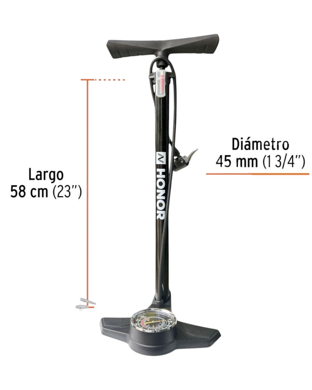 Inflador de mano 180 PSI - Honor